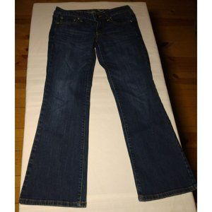 American Eagle Favorite Boyfriend Jeans Womens 6 Short Blue Stretch Denim Pants.